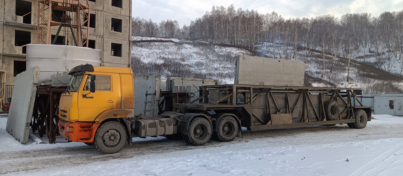 Аренда и услуги панелевозов для перевозки ЖБИ изделий в Ненецком АО
