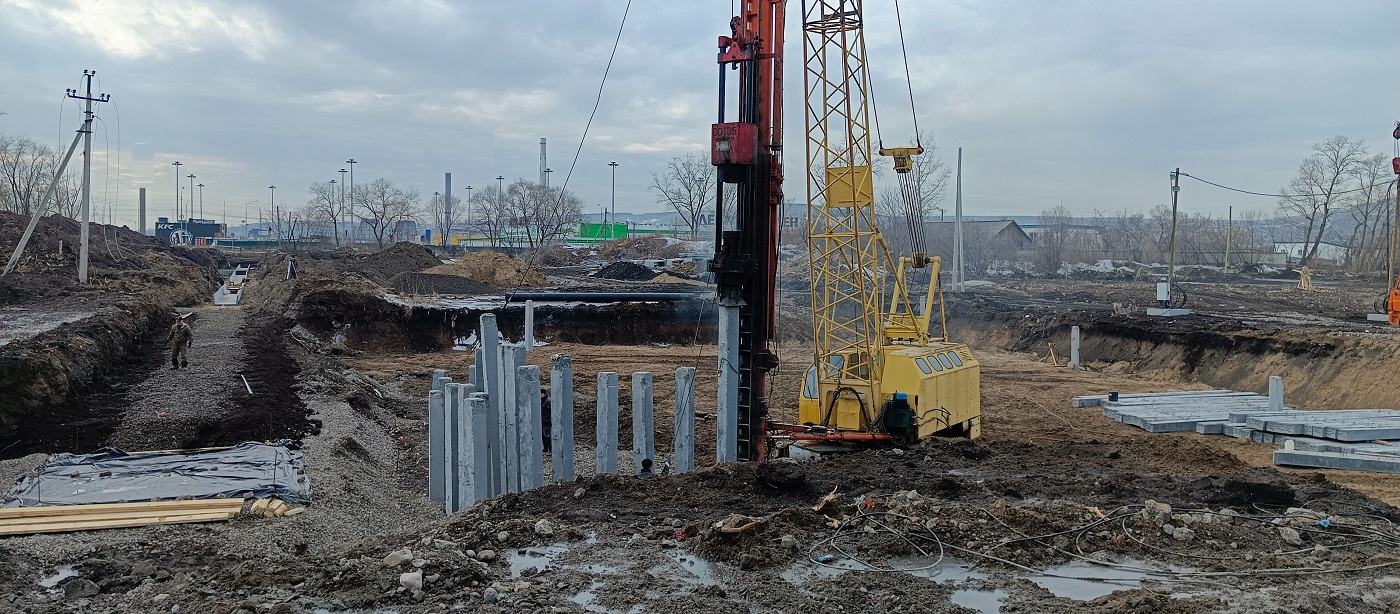 Аренда сваебоя для забивки бетонных свай в Ненецком АО