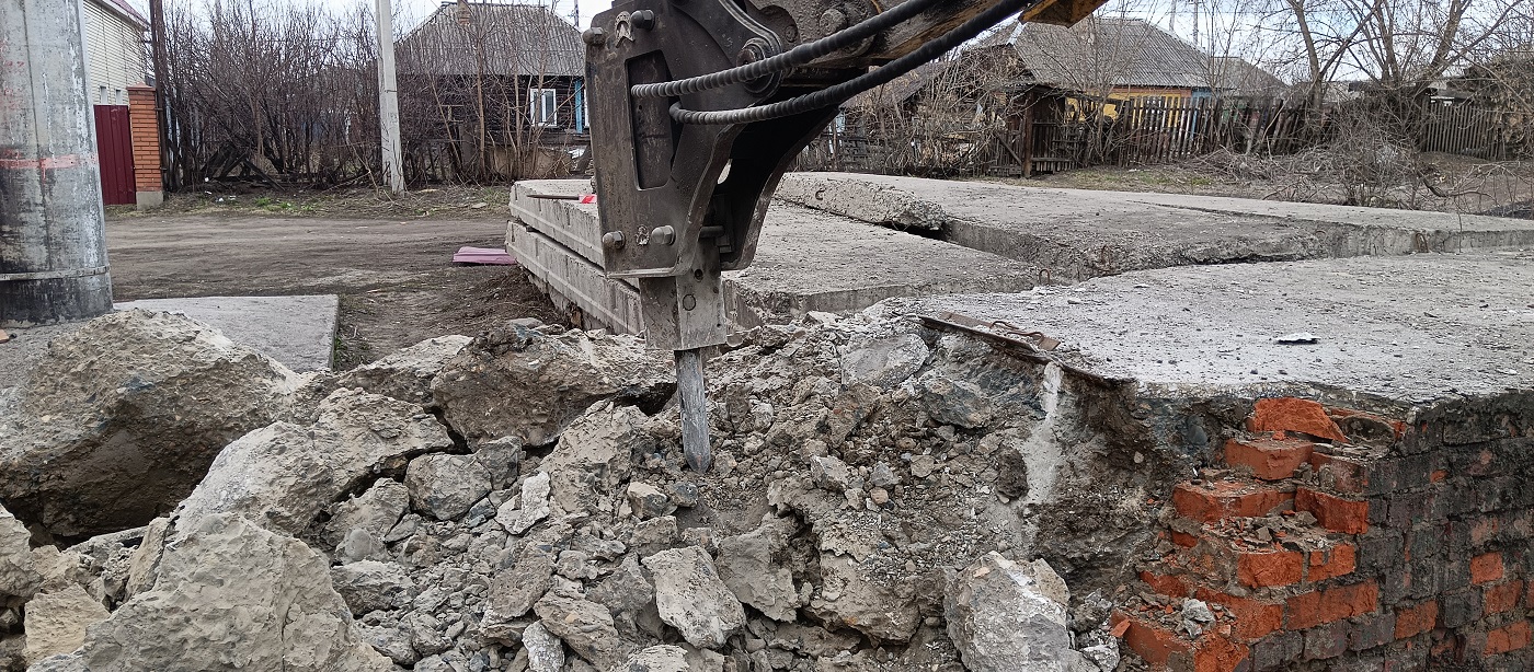 Услуги и заказ гидромолотов для демонтажных работ в Ненецком АО
